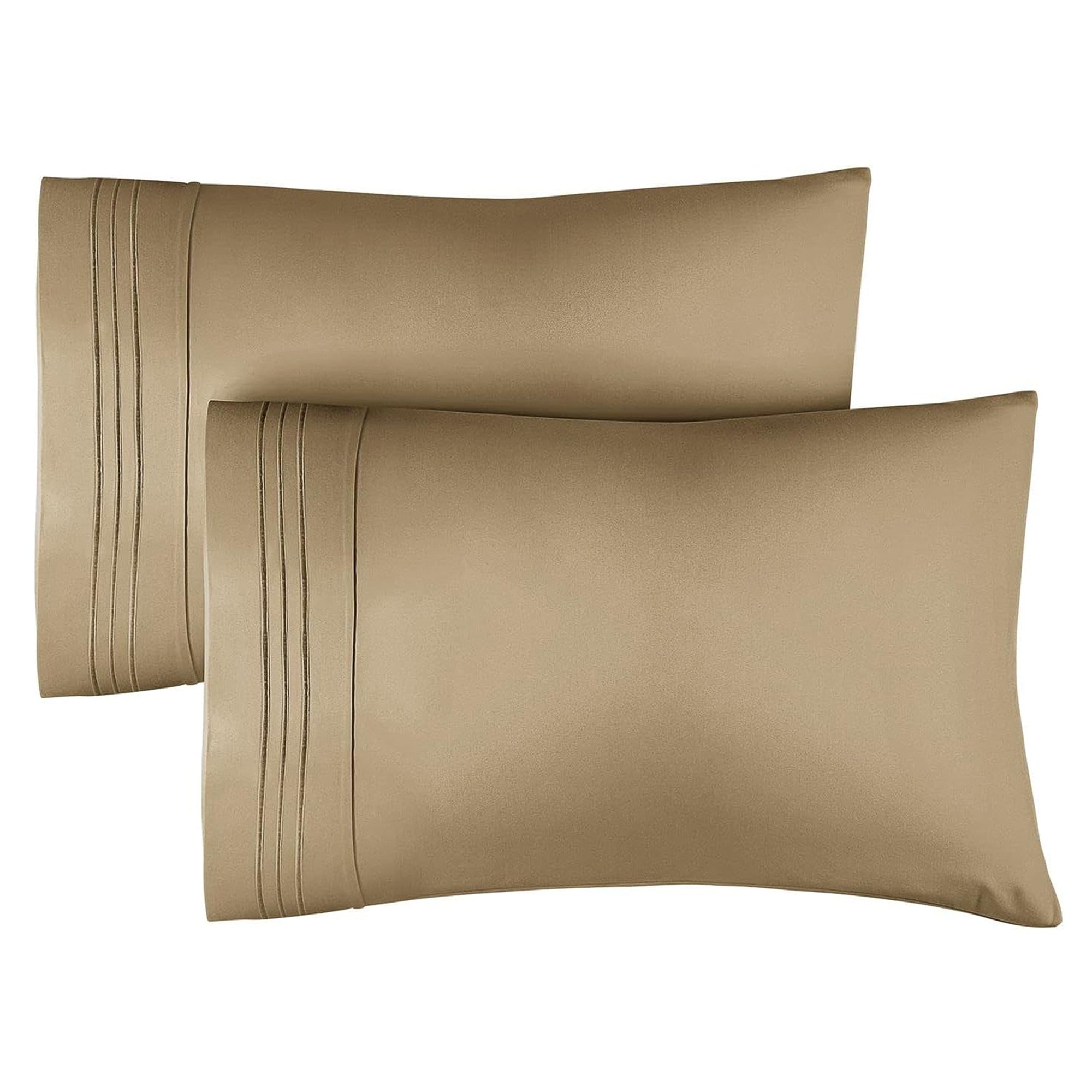 tes 2 Pillowcase Set - Beige
