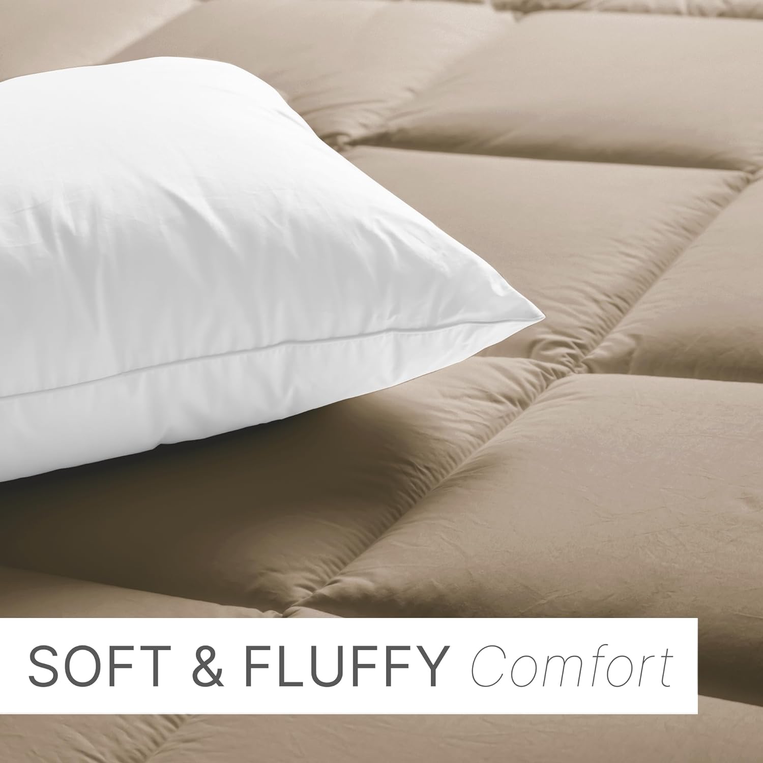 tes Premium Down Alternative Comforter - Cream