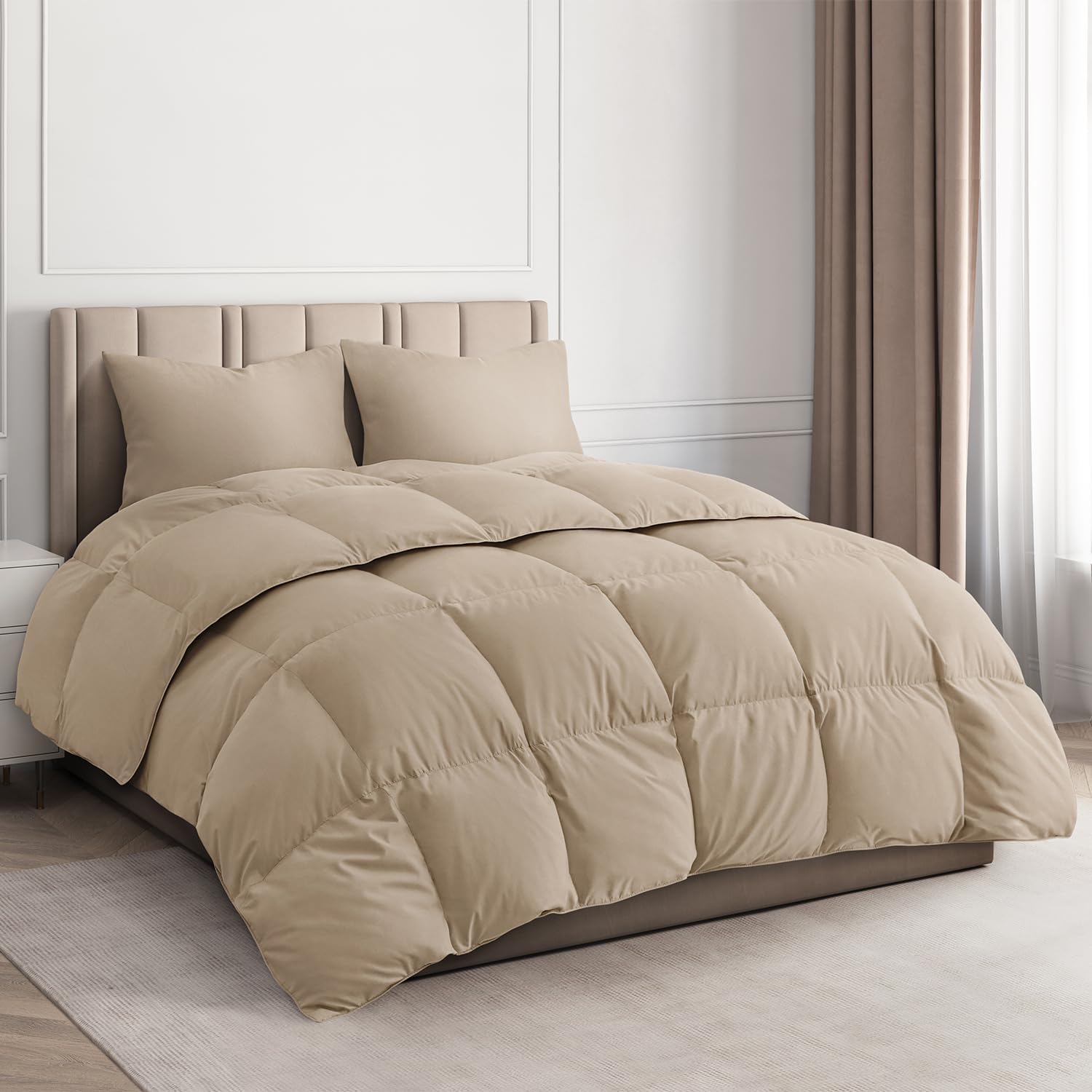 tes Premium Down Alternative Comforter - Cream