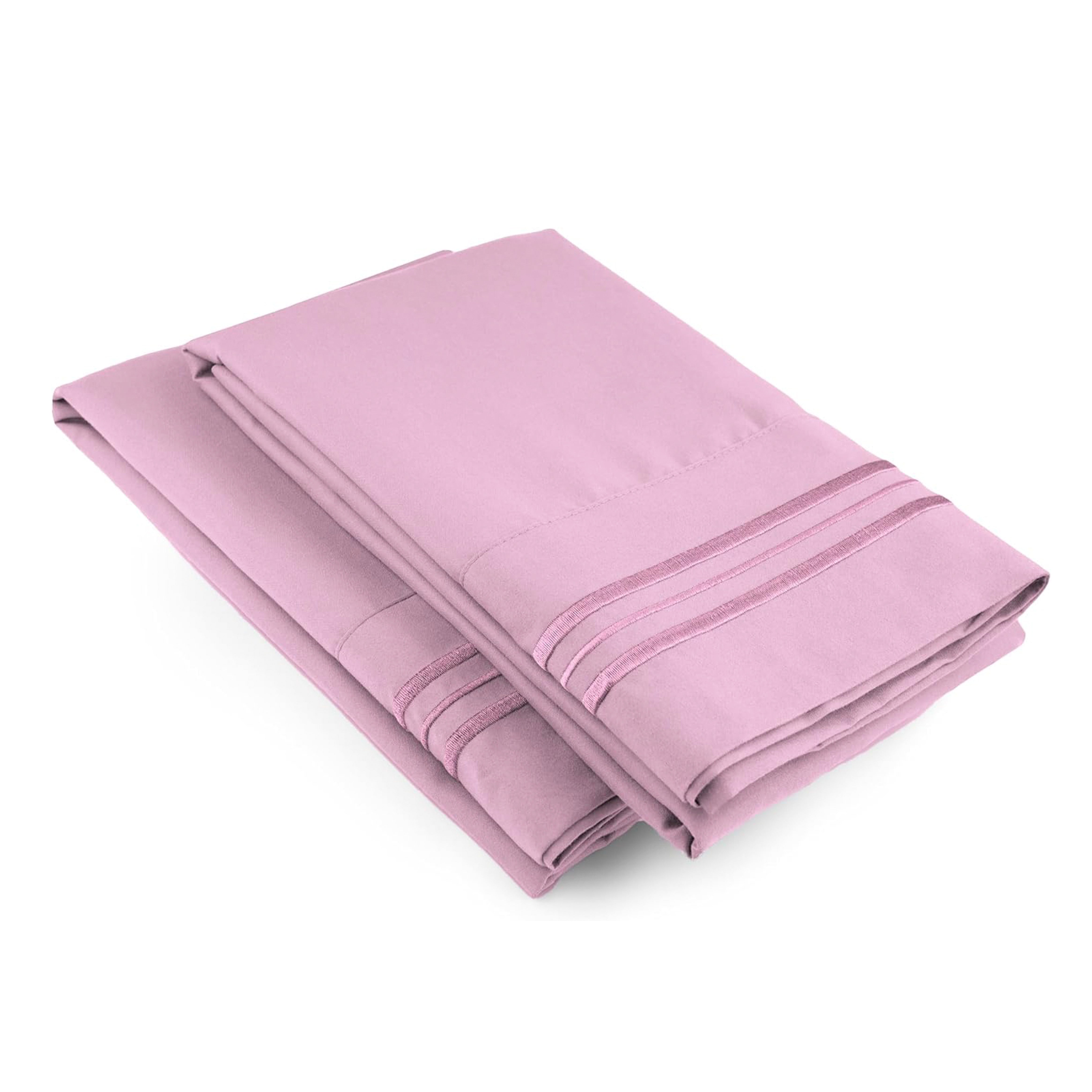 2 Pillowcase Set - Light Pink