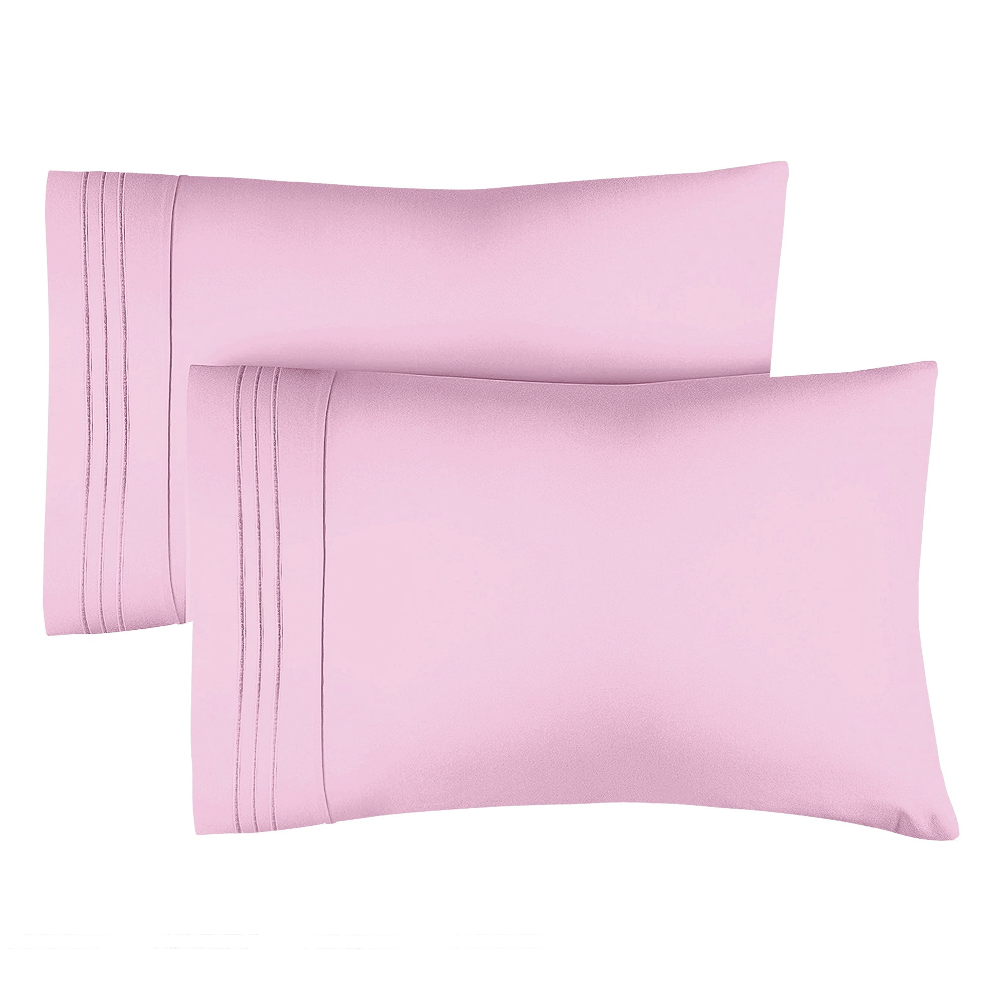tes 2 Pillowcase Set - Light Pink