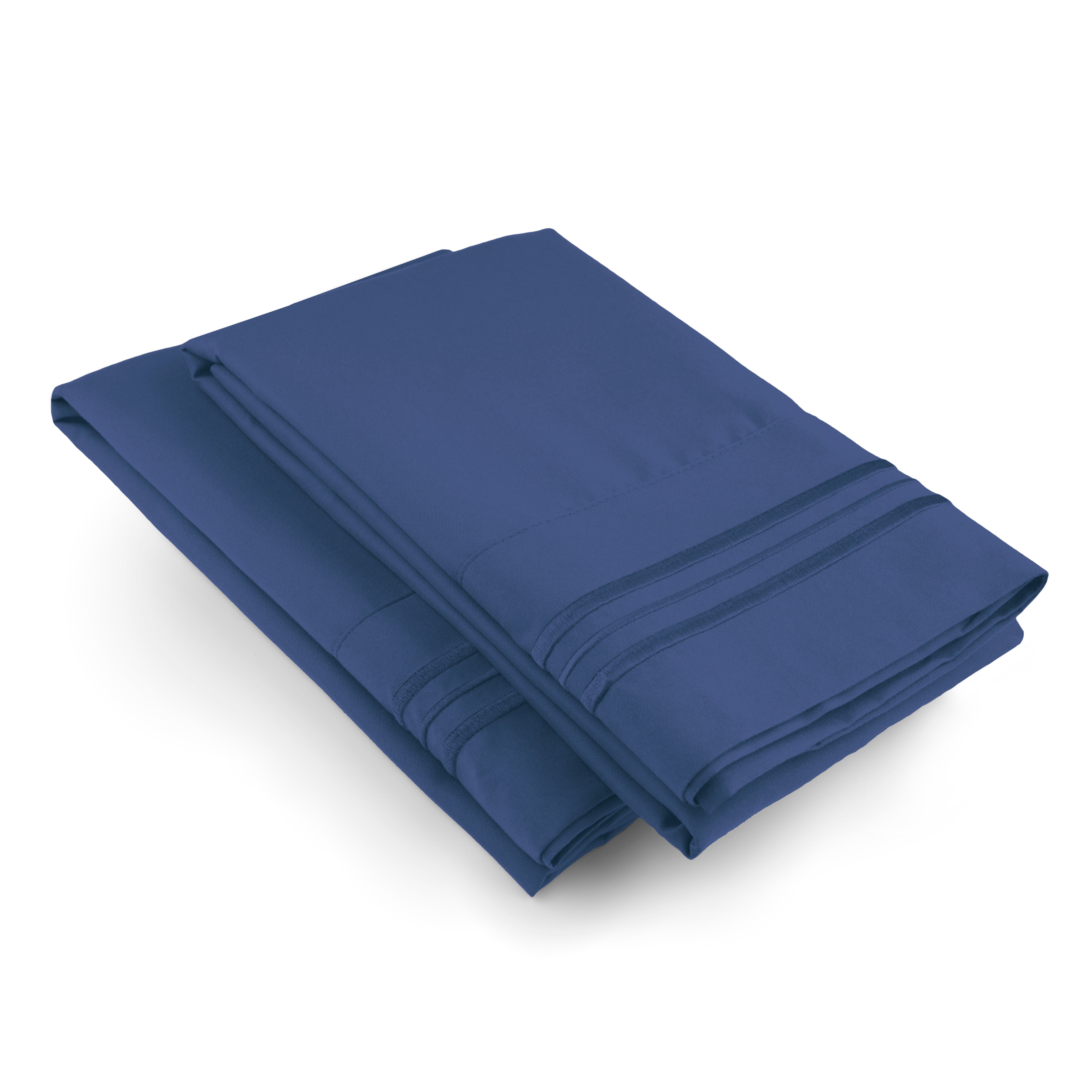 2 Pillowcase Set - Navy Blue