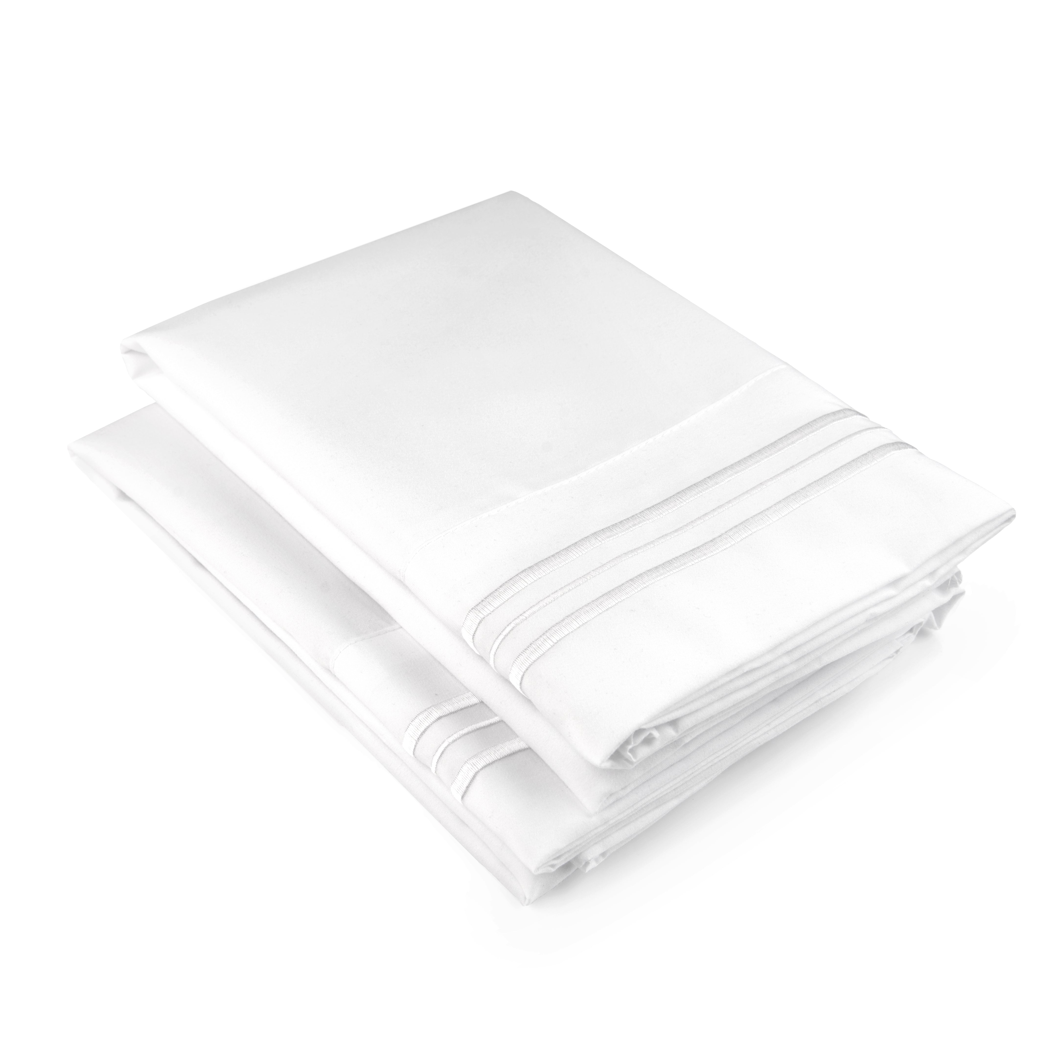 2 Pillowcase Set - White