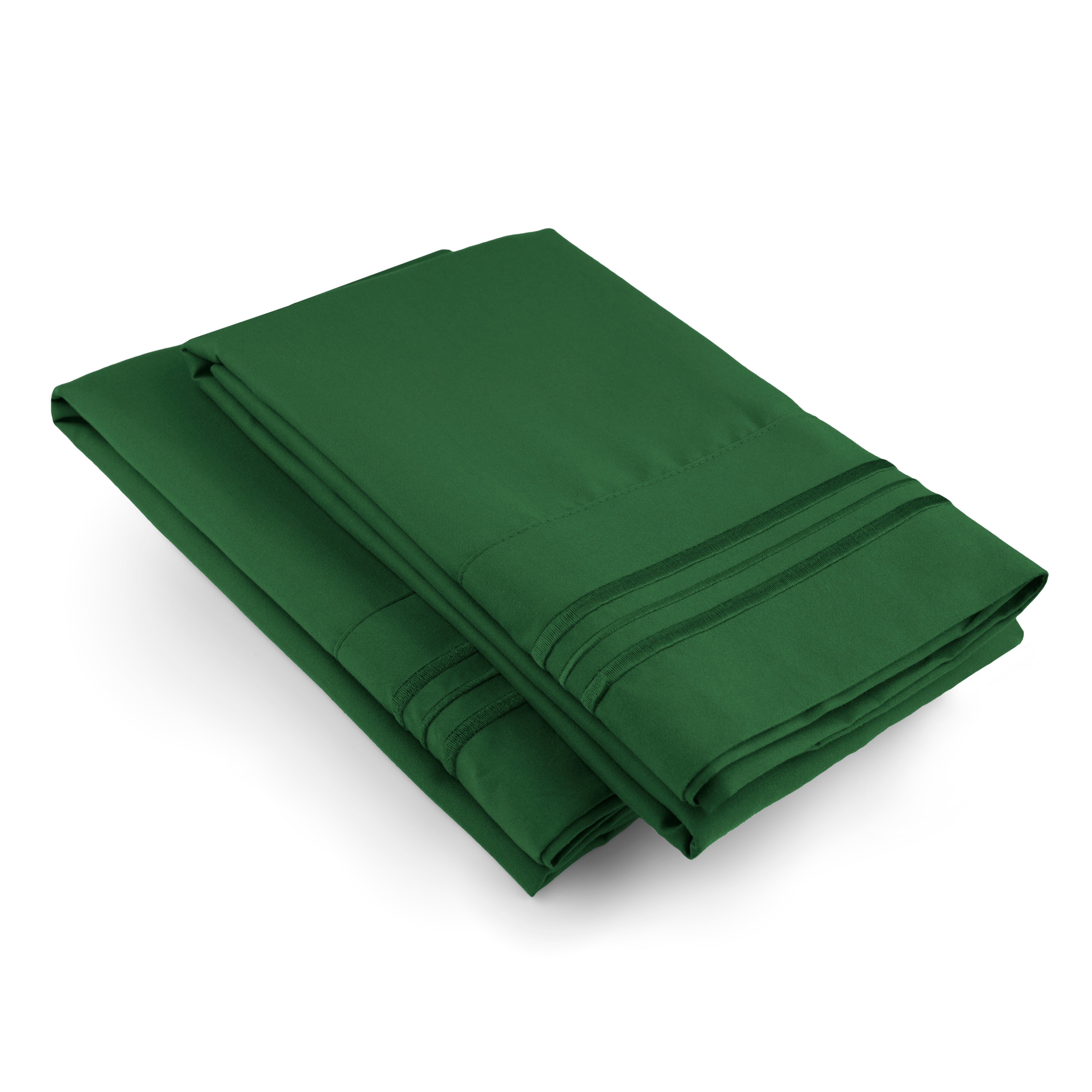 tes 2 Pillowcase Set - Emerald Green