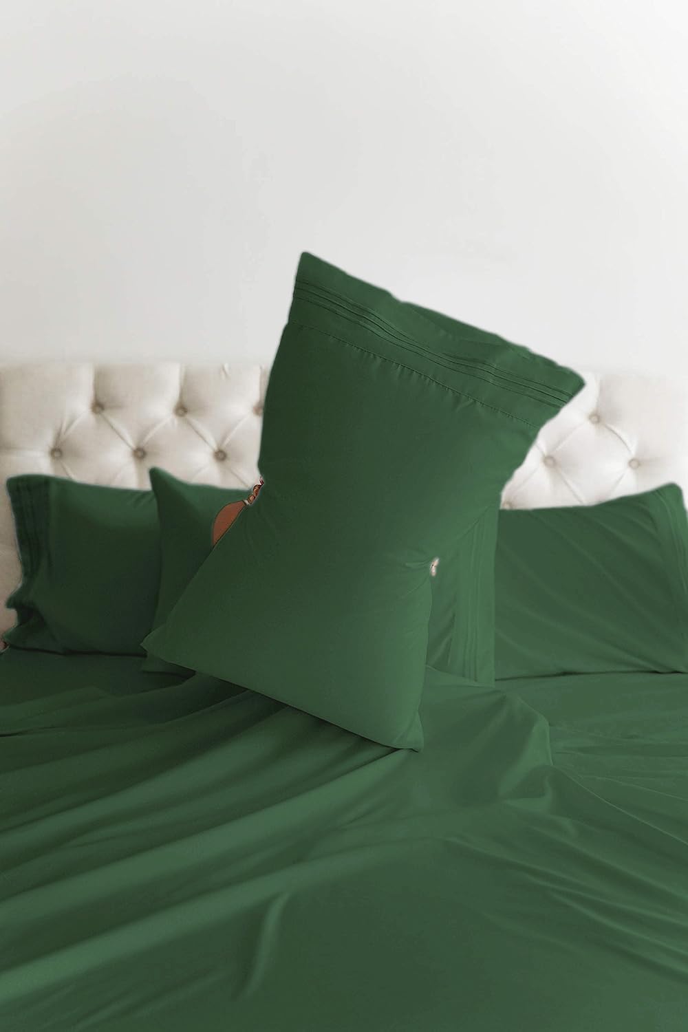 tes 6 Piece Deep Pocket Sheet Set New Colors - Emerald Green
