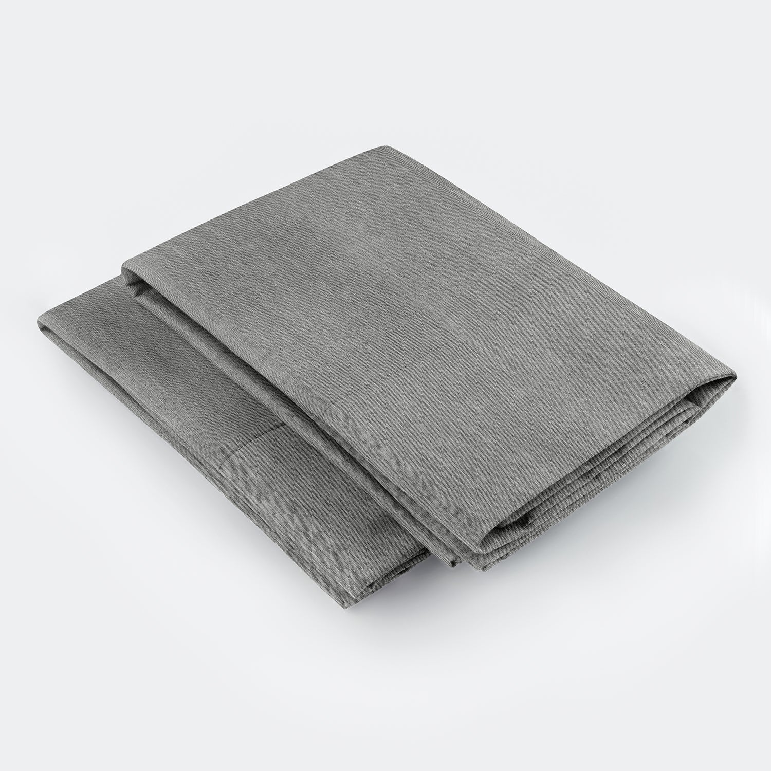 tes 2 Pillowcase Set - Heathered Grey