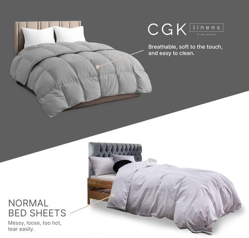 Premium Down Alternative Comforter - Light Grey