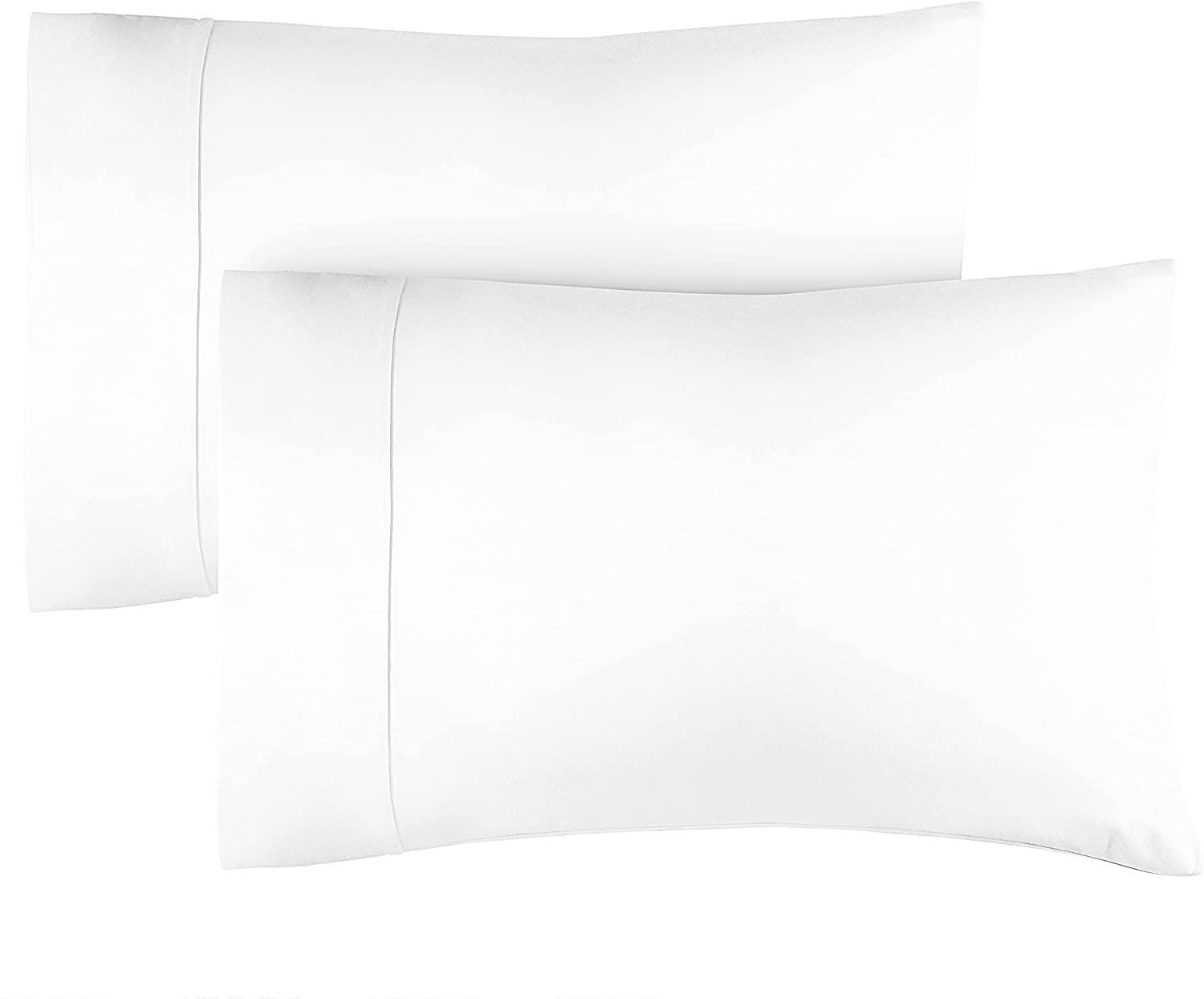 Cotton 400 Thread Count 2 Pillowcase Set - White