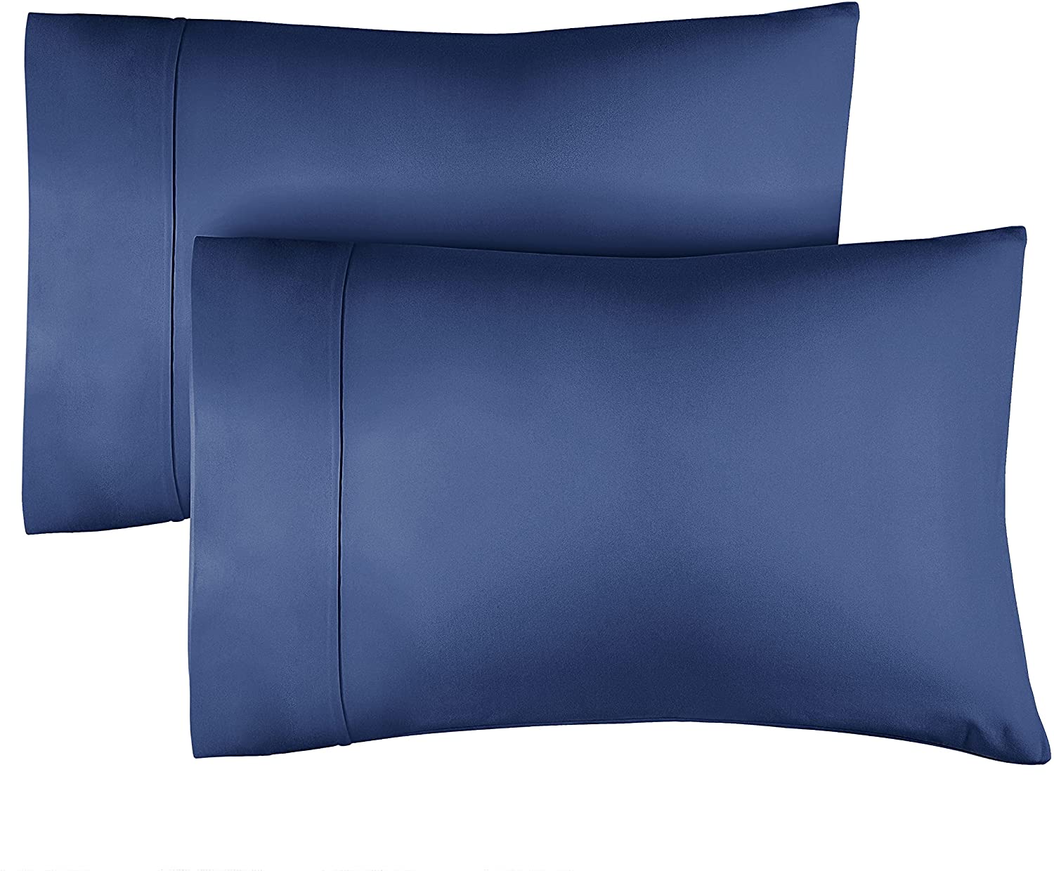 Cotton 400 Thread Count 2 Pillowcase Set - Navy Blue