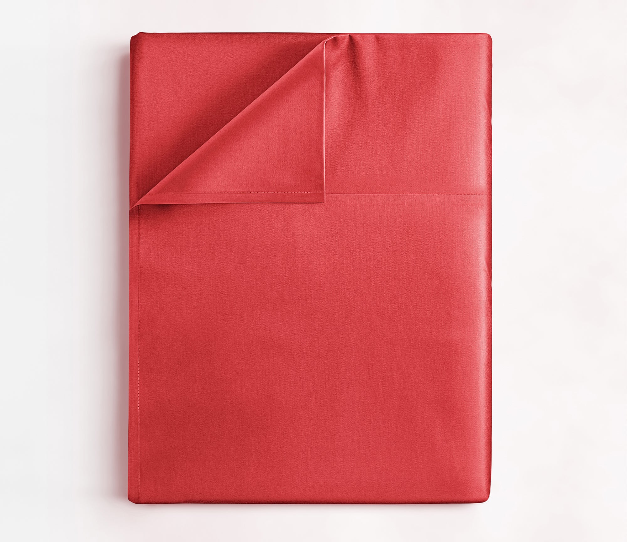 tes Single Flat Sheet - Red