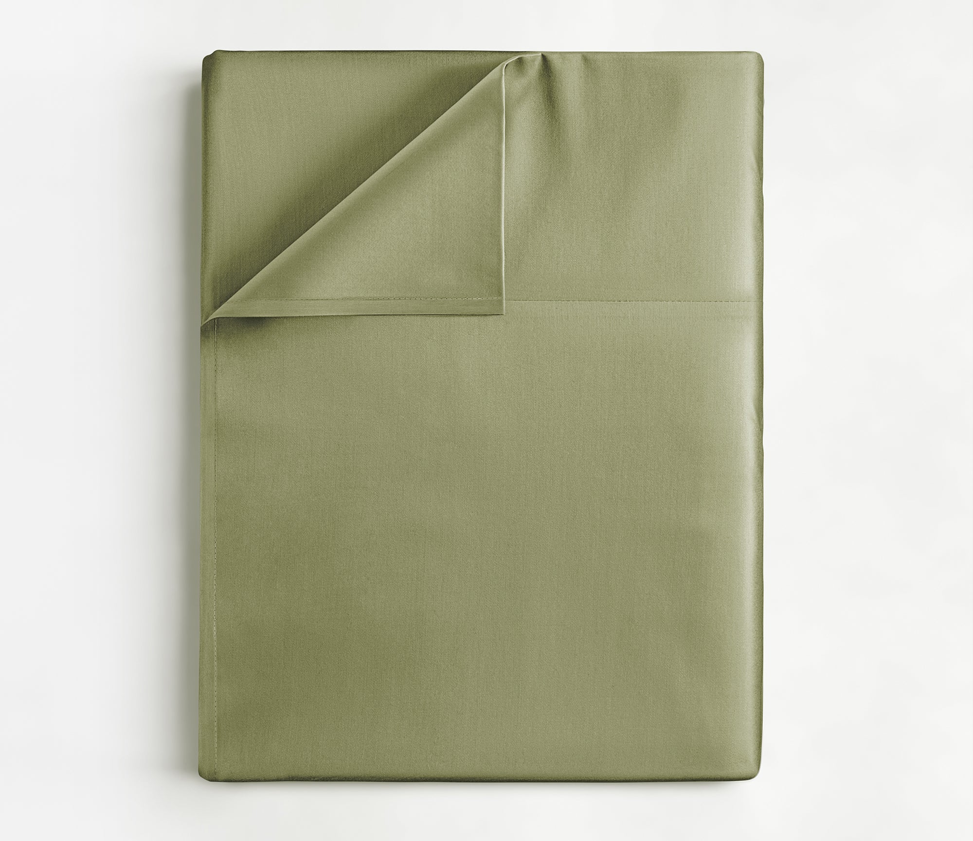 tes Single Flat Sheet - Sage Green