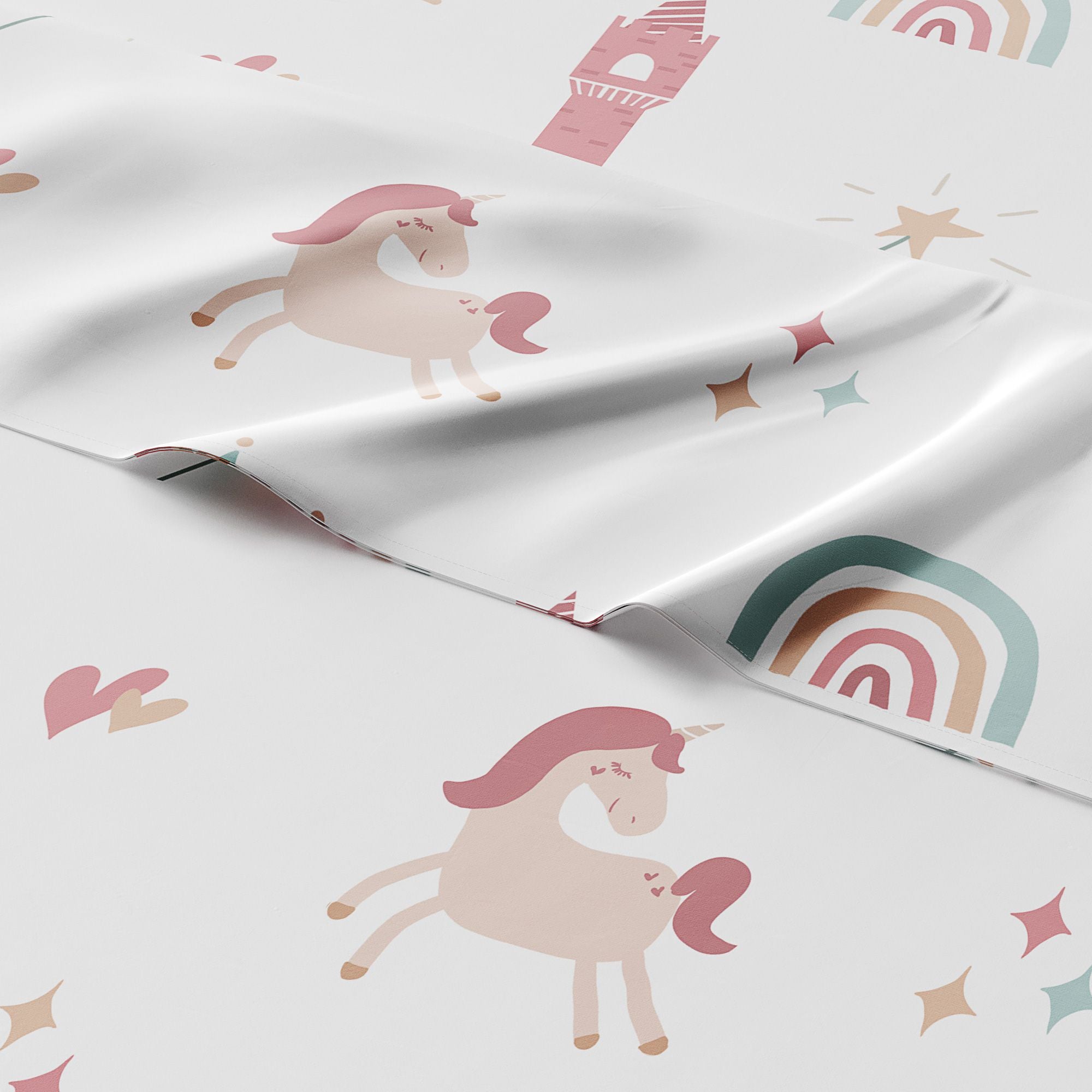 New Kids Sheet Set - Princess Unicorns