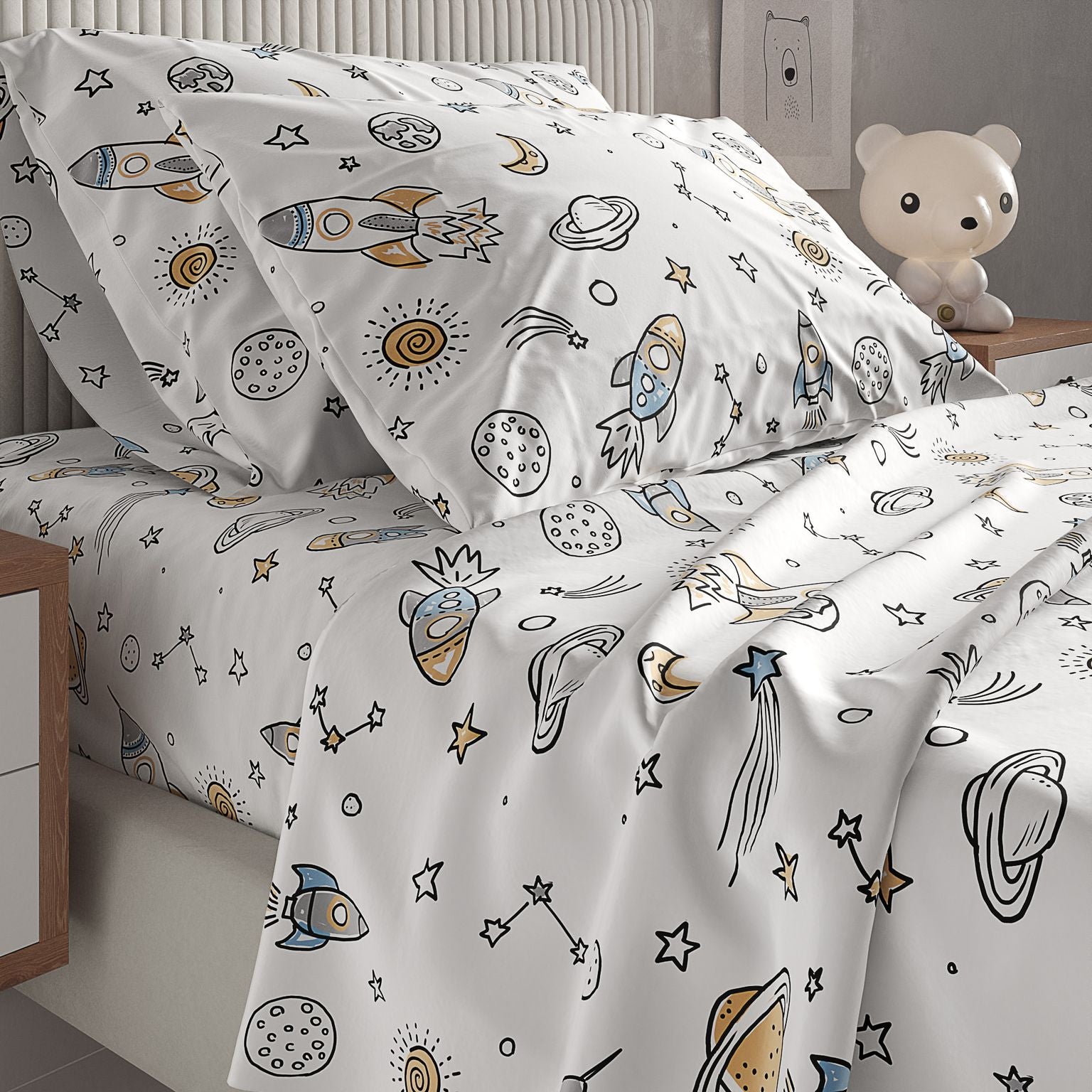 New Kids Sheet Set - Outer Space