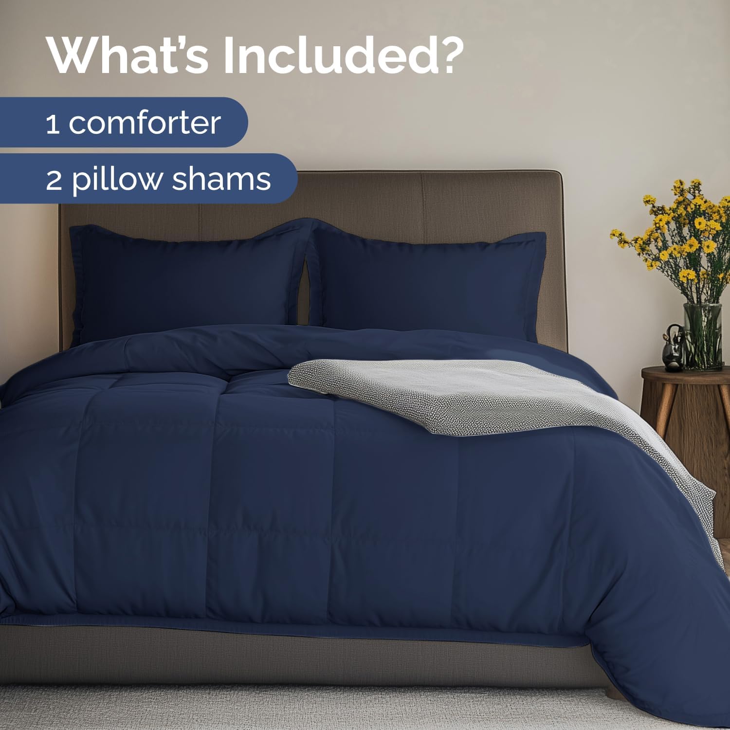 tes 3PC Comforter Set