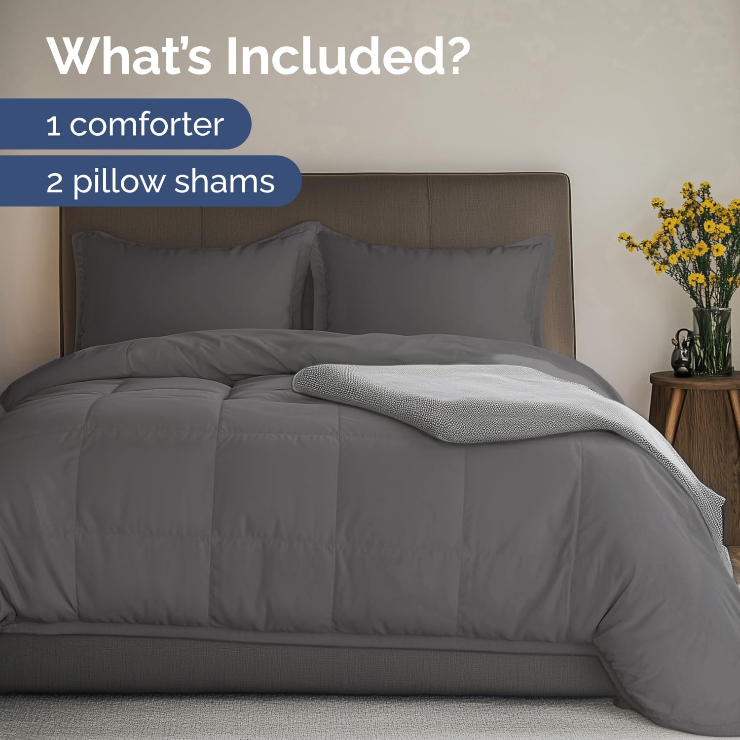 tes 3PC Comforter Set