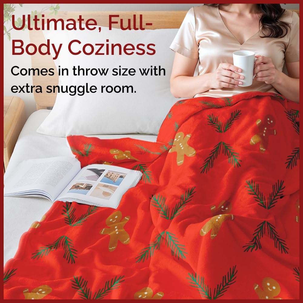 tes Christmas Printed Flannel Blanket