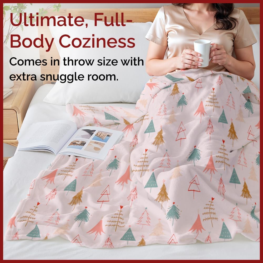 tes Christmas Printed Flannel Blanket