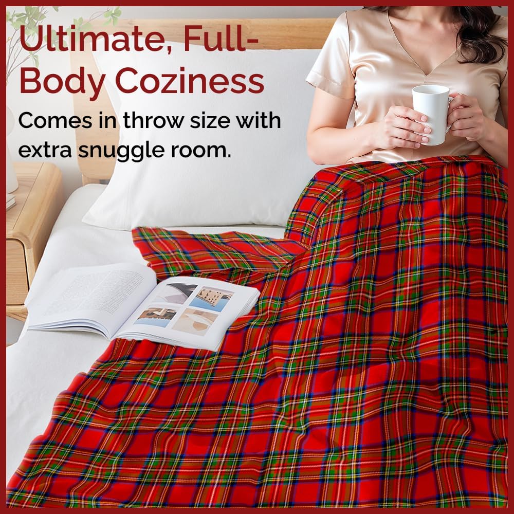 tes Christmas Printed Flannel Blanket