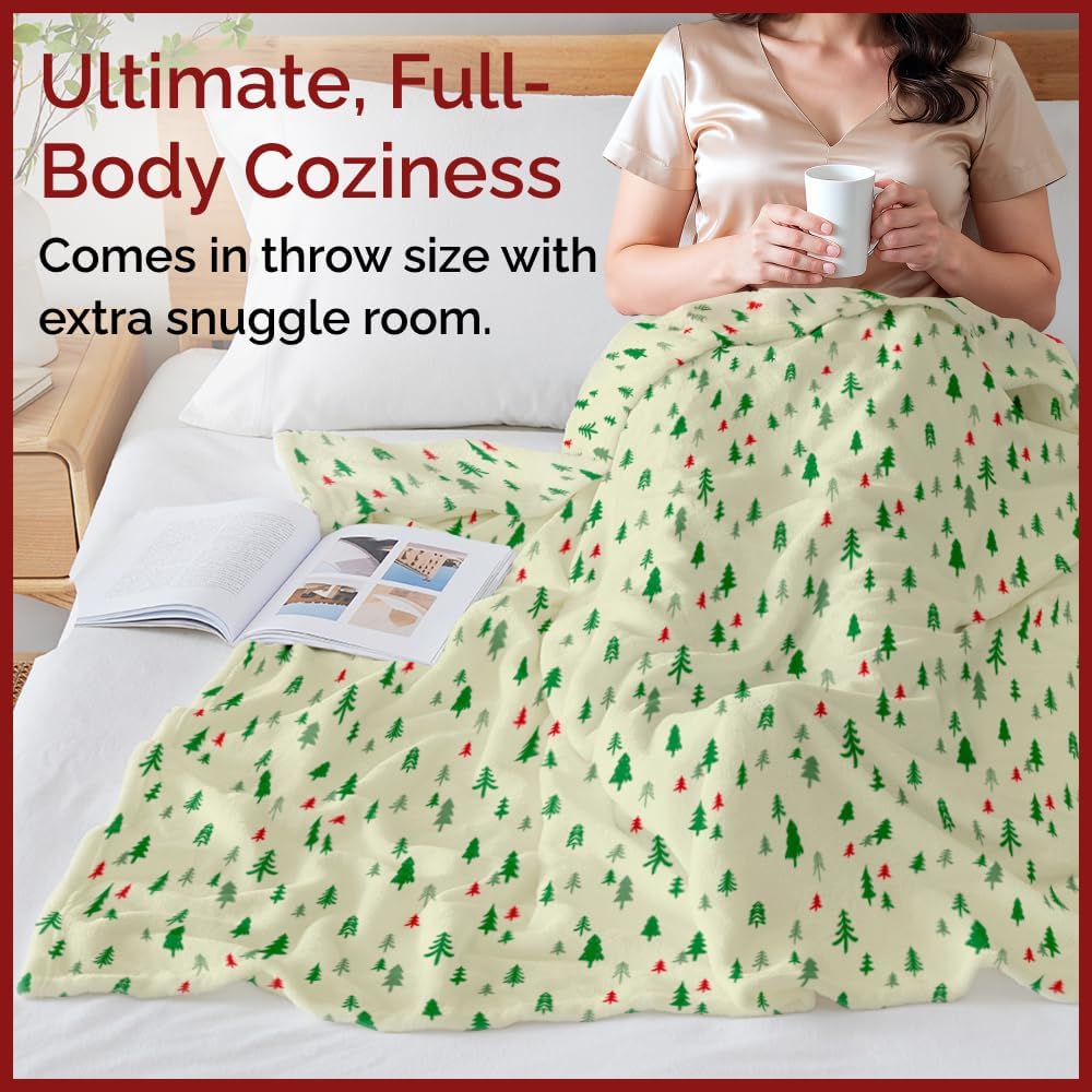 tes Christmas Printed Flannel Blanket
