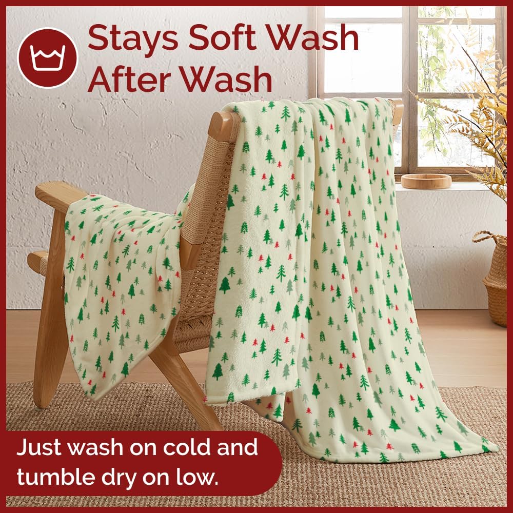 tes Christmas Printed Flannel Blanket