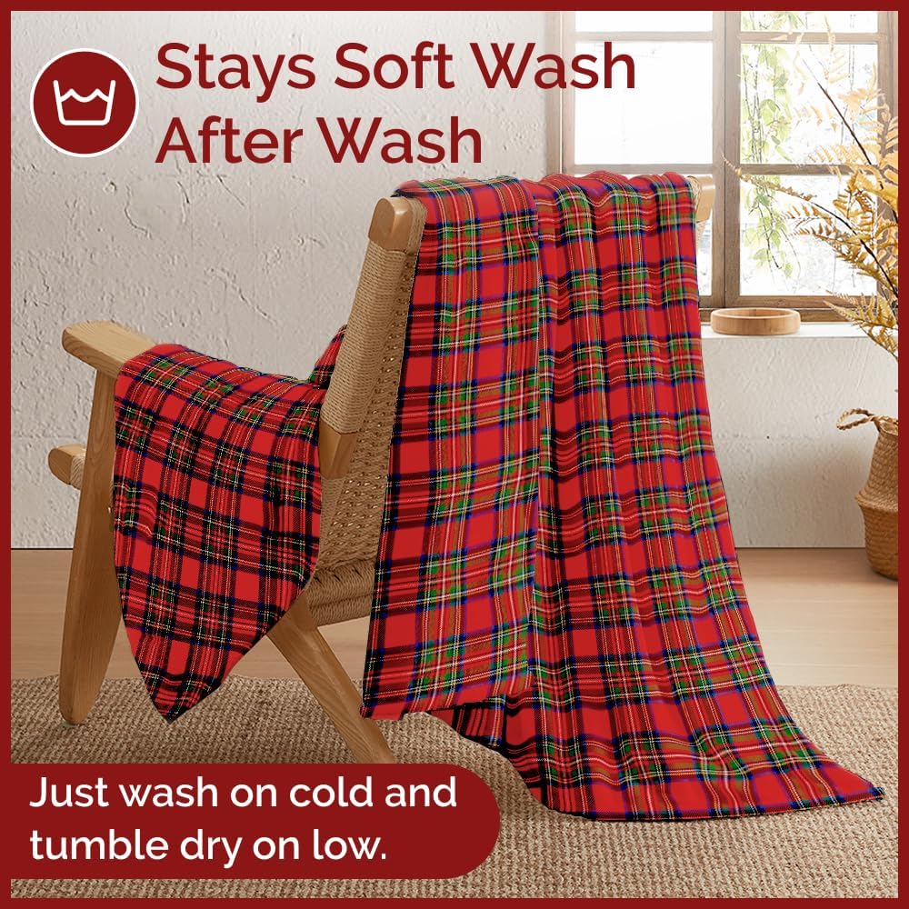 tes Christmas Printed Flannel Blanket