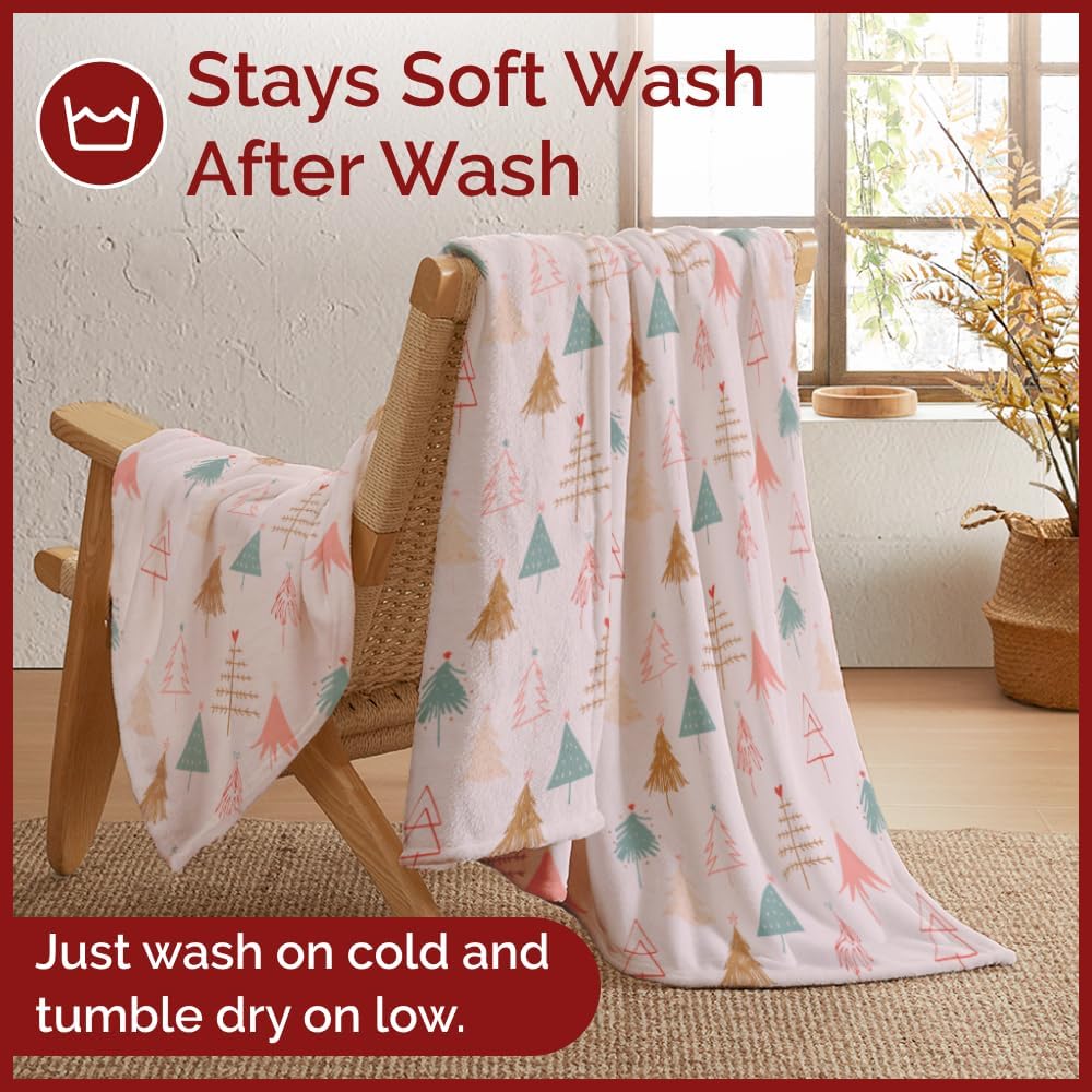 tes Christmas Printed Flannel Blanket