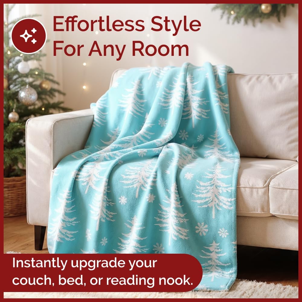 tes Christmas Printed Flannel Blanket