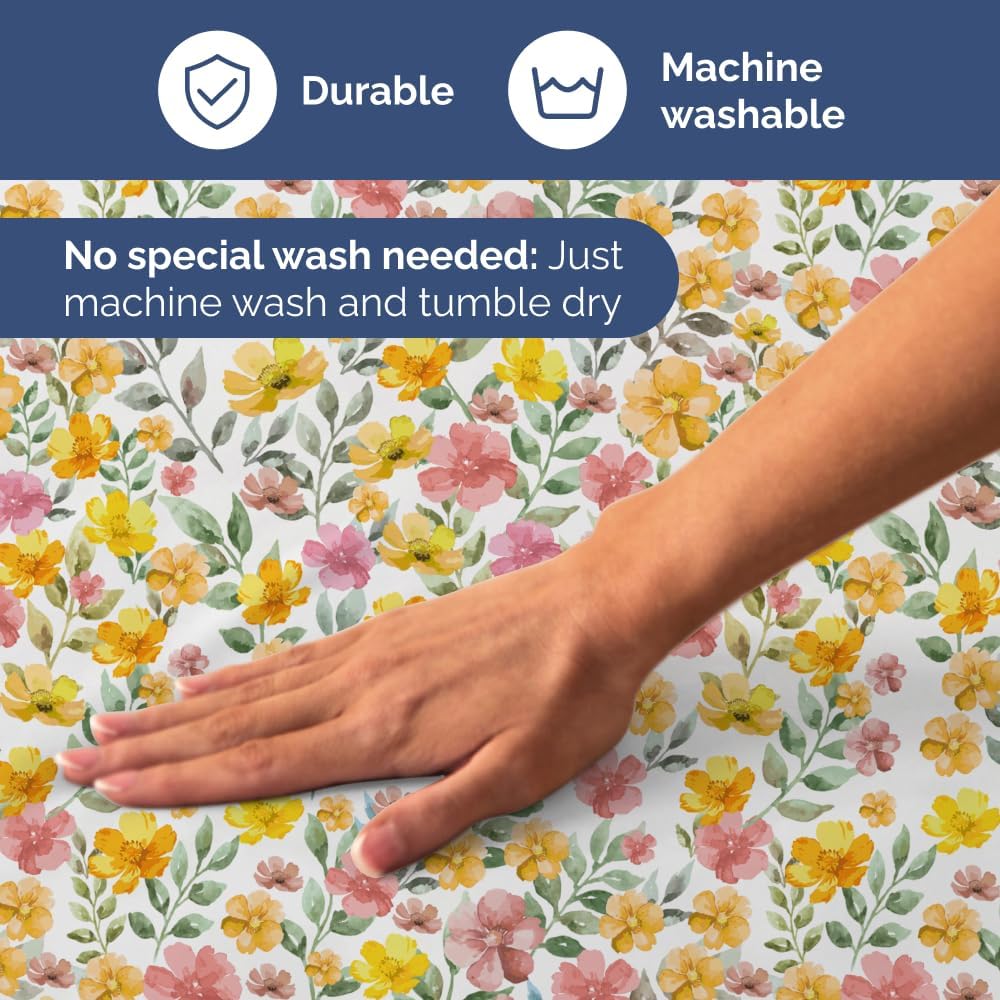 tes 4 Piece Floral Sheet Set