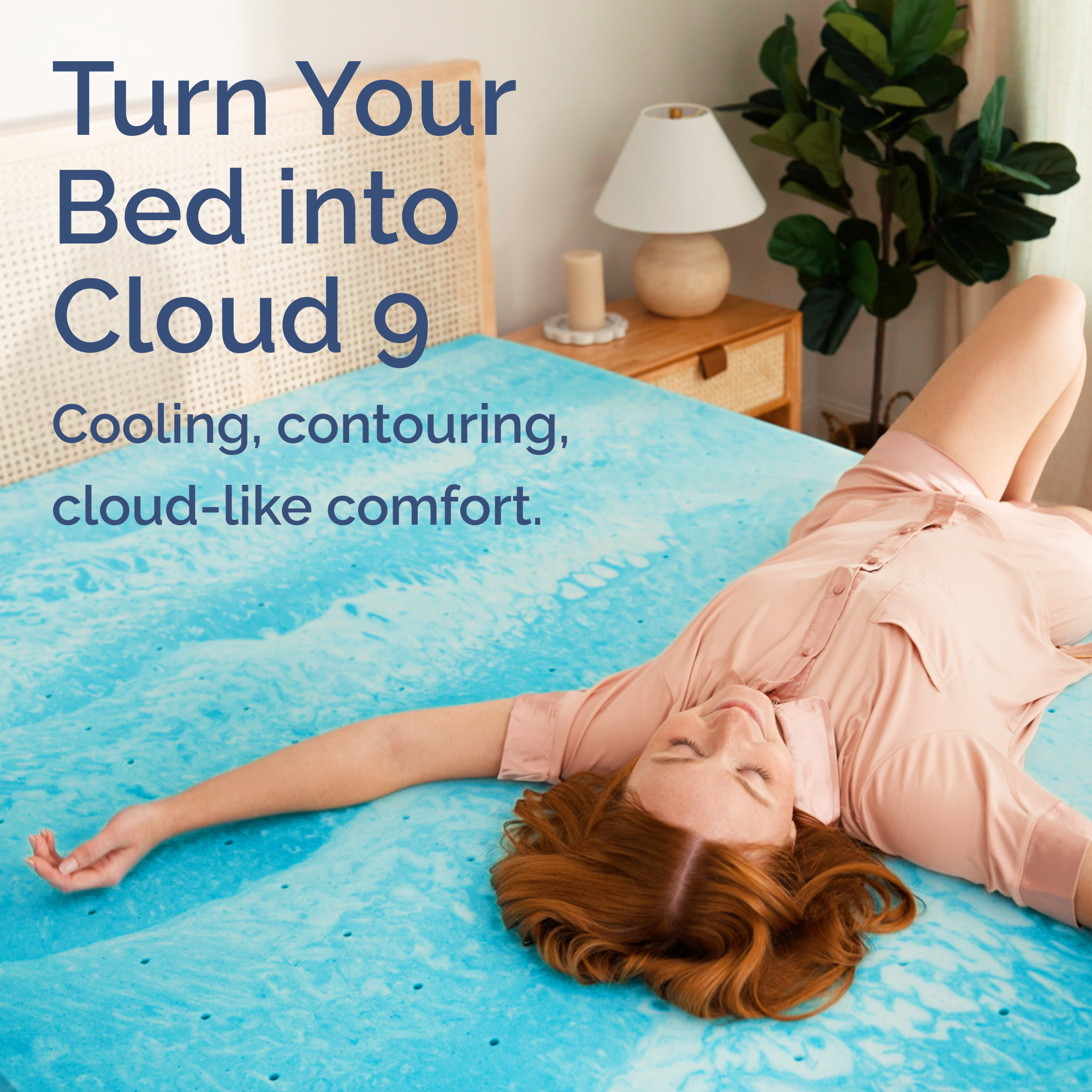 tes Memory Foam Mattress Topper
