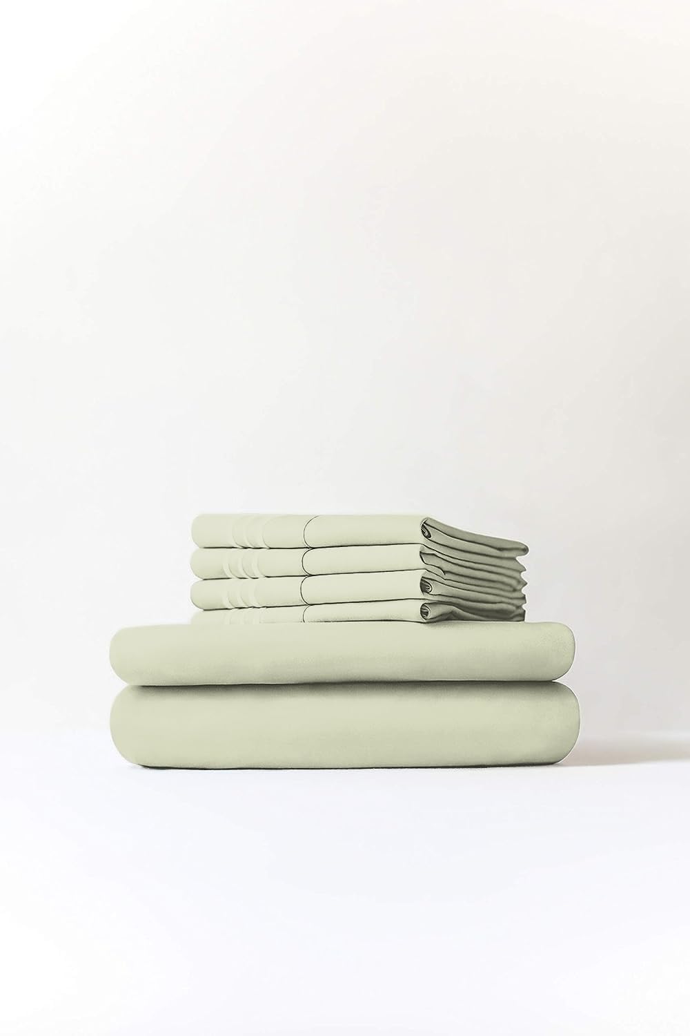 4 Piece Deep Pocket Sheet Set New Colors - Light Sage Green