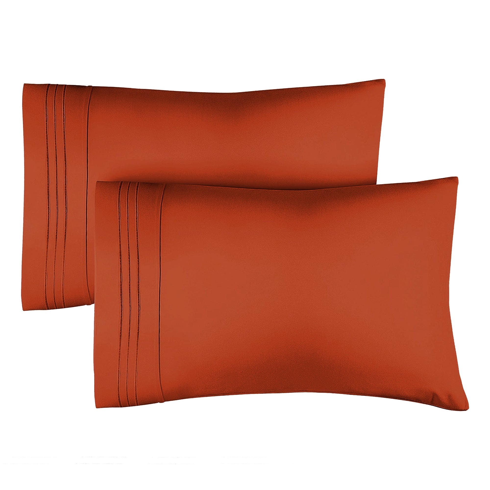 2 Pillowcase Set - Terra Cotta