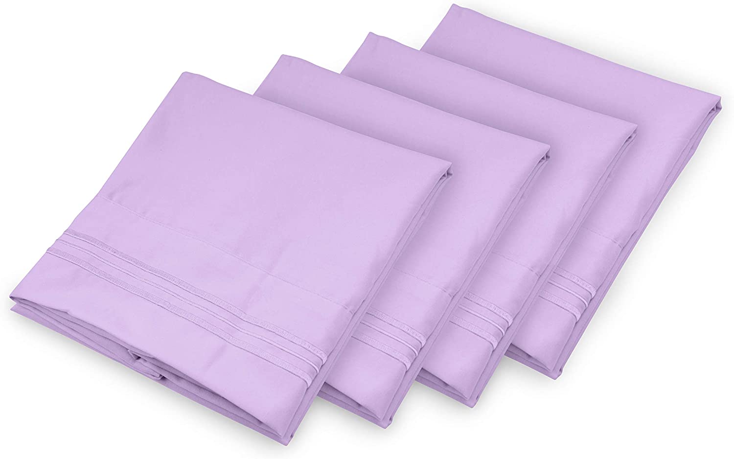 tes 4 Pillowcase Set - Lavender