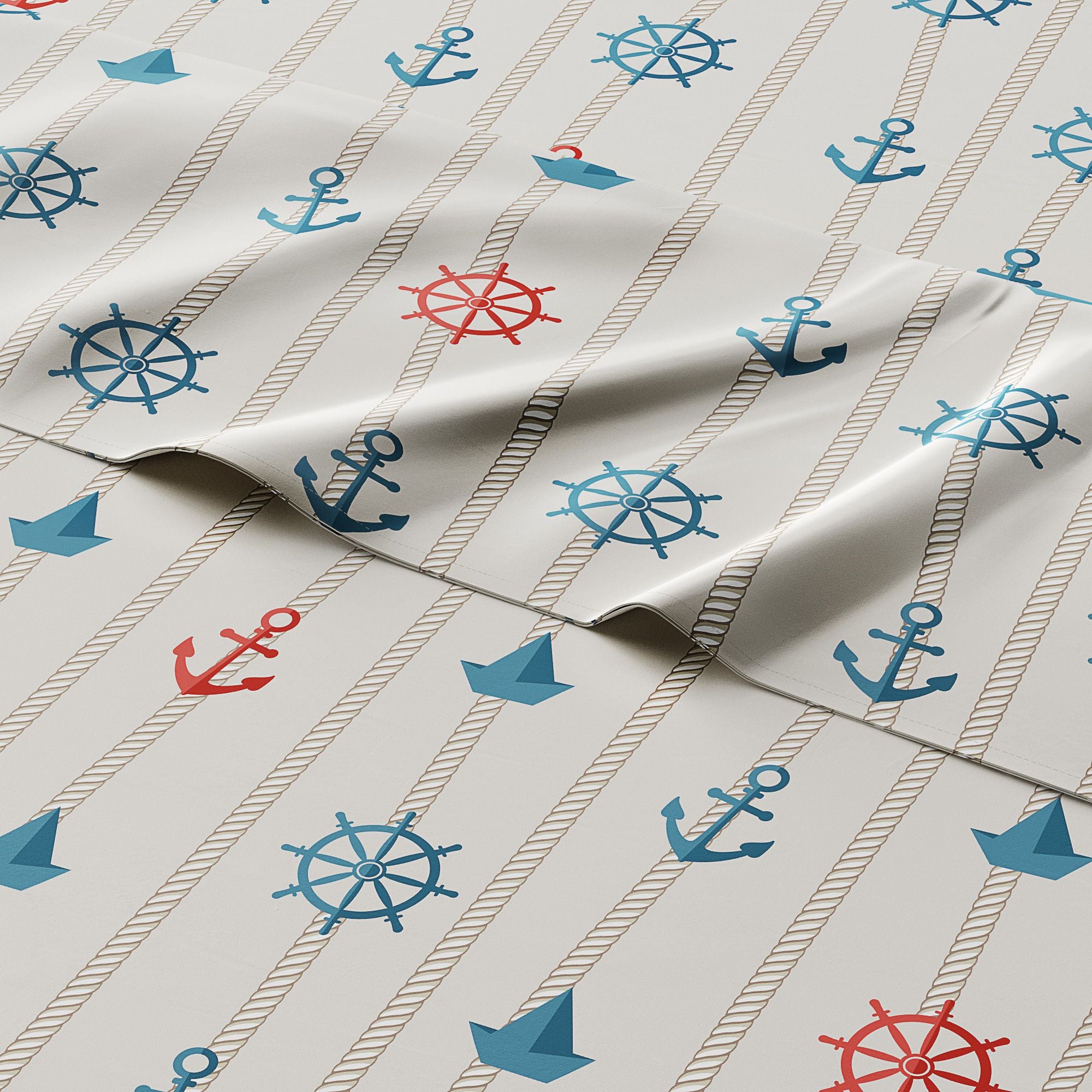 tes New Kids Sheet Set - Ahoy! Sailor