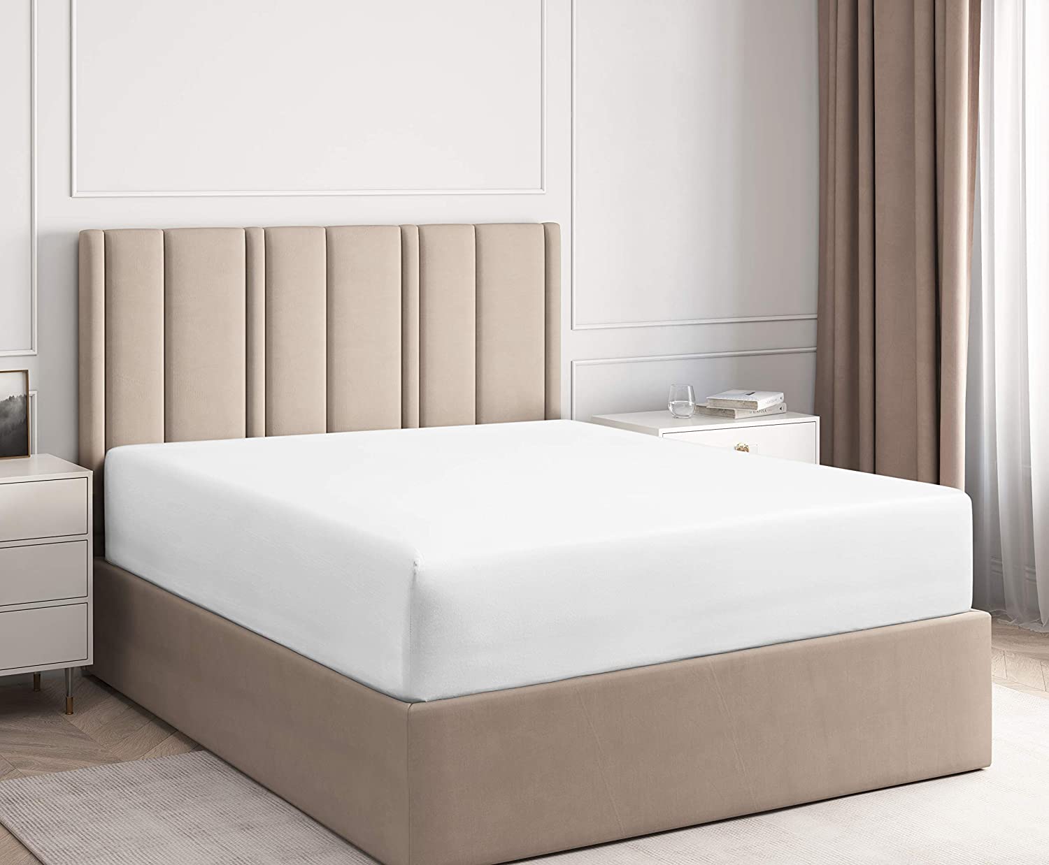 Cotton 400 Thread Count Standard Single Fitted Sheet