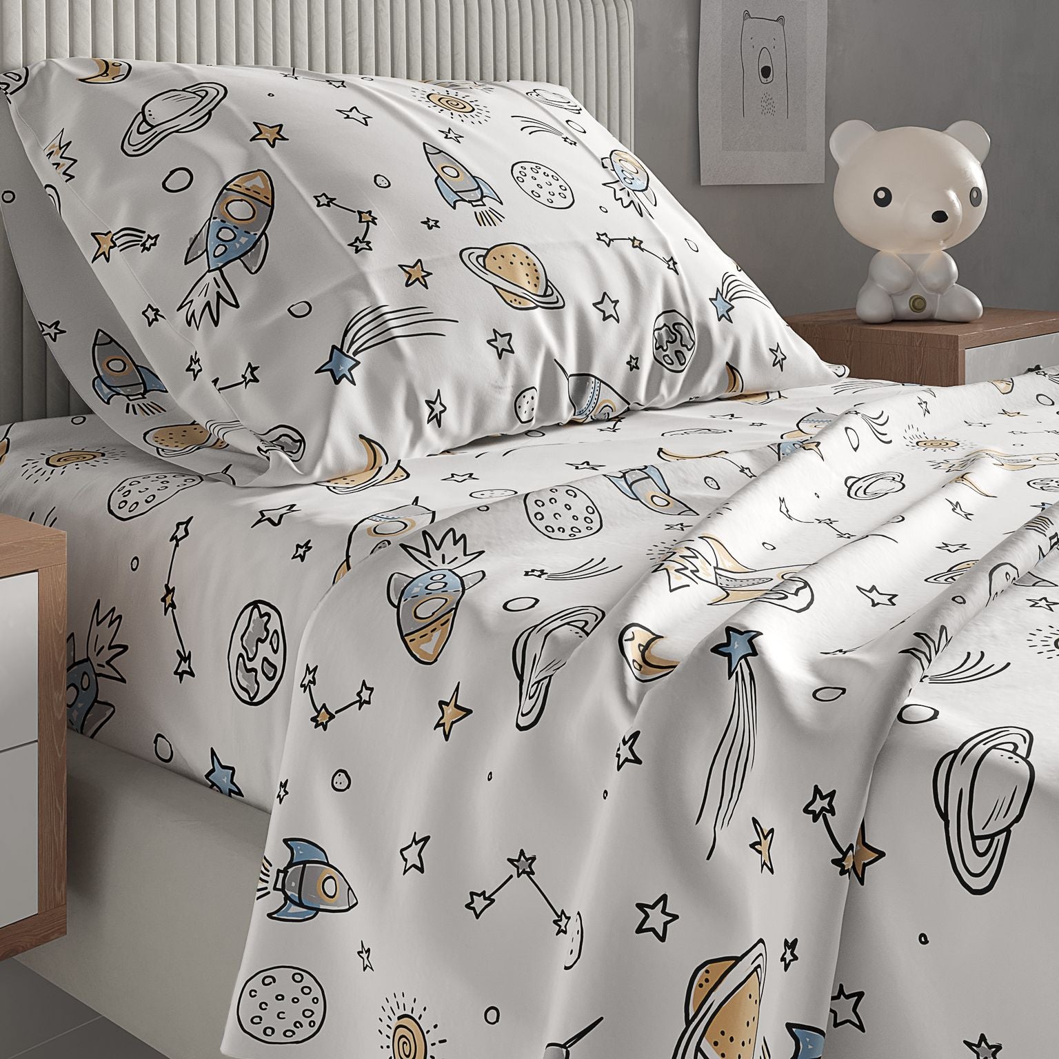 tes New Kids Sheet Set - Outer Space